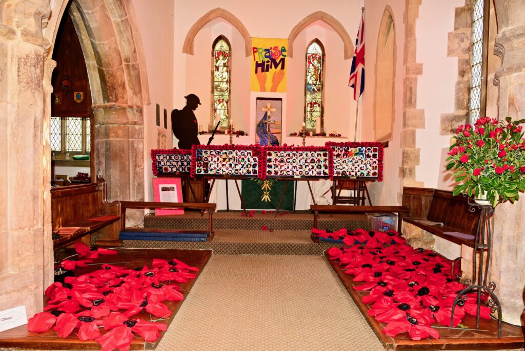 Remembrance at Scampton Church - Photo Keith Brewins