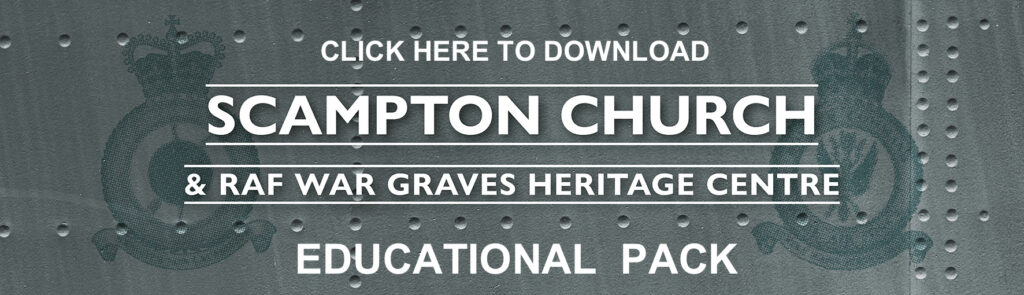 Scampton RAF War Graves Heritage Centre Educational Pack Download Banner